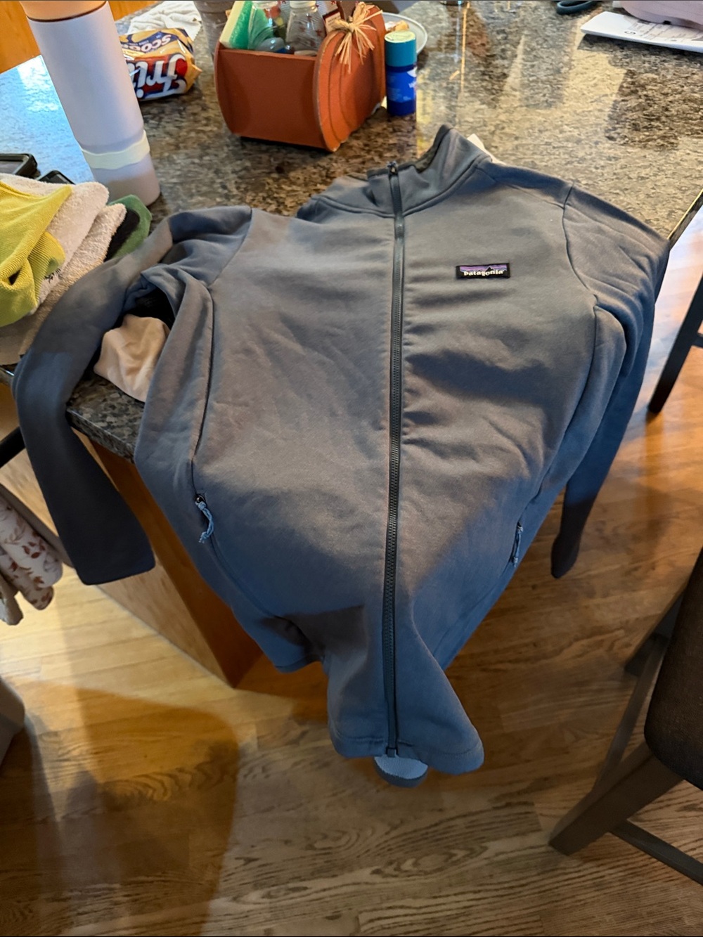 Patagonia Kids Full-Zip Fleece Jacket - Slate